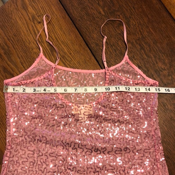 🌹 Pink Sparkle Sequin Tank🌹 - Picture 7 of 7